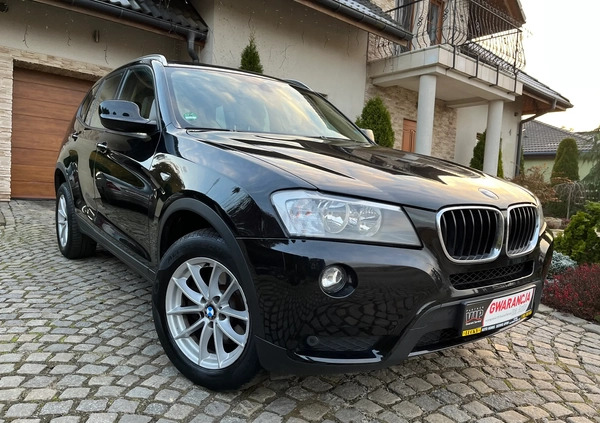 BMW X3 cena 58900 przebieg: 224000, rok produkcji 2012 z Sępopol małe 466